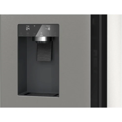 Série 6, Réfrigérateur multi-portes congélateur en bas, 183 x 90.5 cm, Acier brossé anti-traces BOSCH KFD96APEA