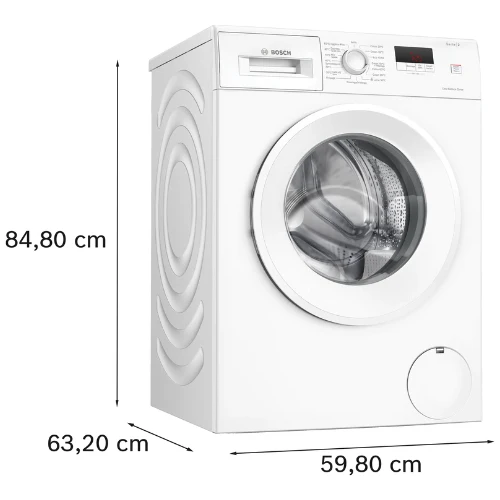 Série 2, Lave-linge front, 7 kg, 1400 trs/min BOSCH WGE02406FR