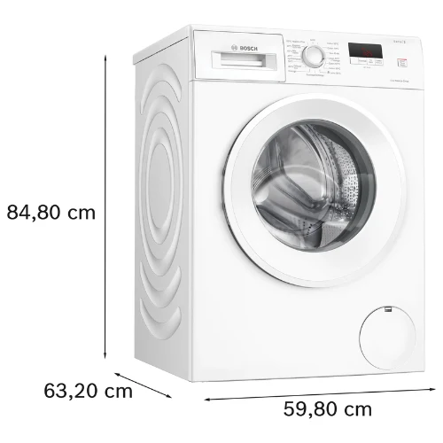 Série 2, Lave-linge front, 8 kg, 1200 trs/min BOSCH WGE03207FR