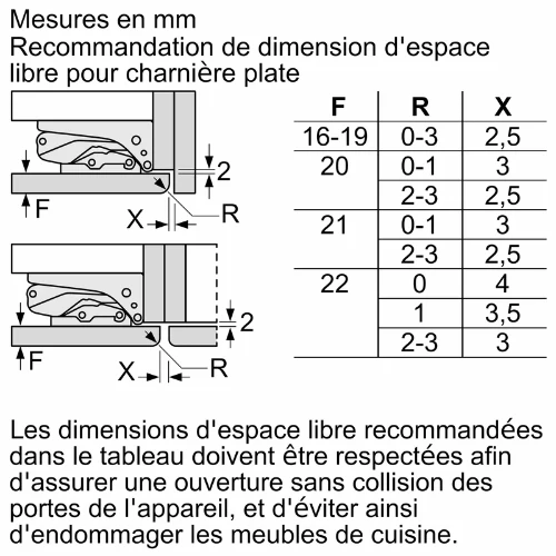 iQ500, Congélateur intégrable, 71.2 x 55.8 cm, Charnières pantographes softClose SIEMENS GI11VADE0