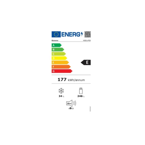iQ300, Réfrigérateur intégrable avec compartiment congélation, 177.5 x 56 cm,tographes SIEMENS KI82LVFE0