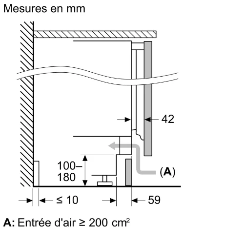 iQ500, Congélateur intégrable, 82 x 59.8 cm, Charnières pantographes softClose SIEMENS GU21NADE0