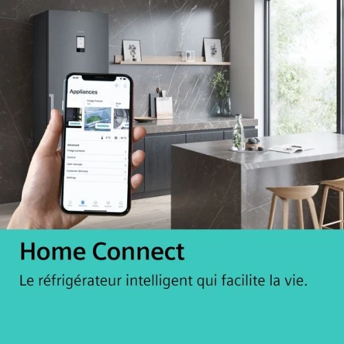iQ500, Réfrigérateur encastrable, 82 x 60 cm, Charnières pantographes softClose SIEMENS KU21RADE0