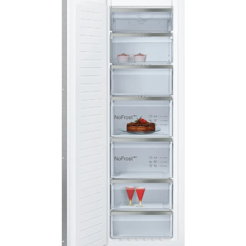 N 70, Congélateur intégrable, 177.2 x 55.8 cm, Charnières pantographes SoftClose NEFF GI7813CE0