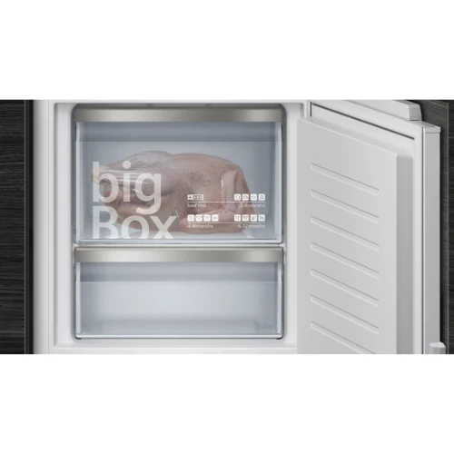 iQ500, Réfrigérateur combiné intégrable, 157.8 x 55.8 cm, Charnières pantographes softClose SIEMENS KI77SADE0