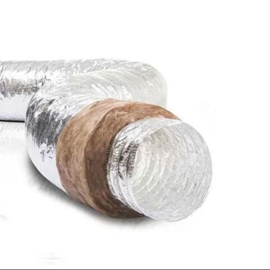Gaine souple isolée ECOSOFT Ø 200 mm - ép. 50 mm - longueur 10 m