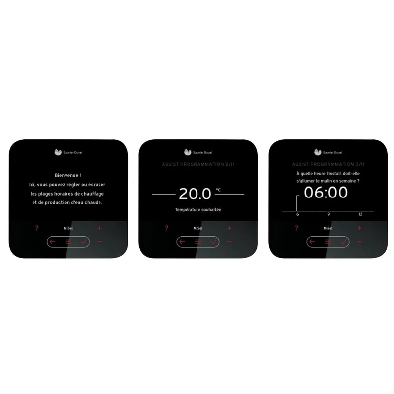 MiSet filaire - Thermostat modulant, filaire, programmable