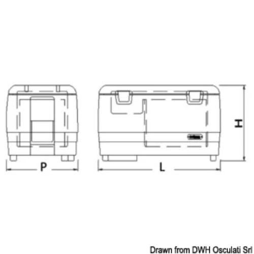Réfrigérateur portable, 40 L, INDEL B Travel Box TB41-2