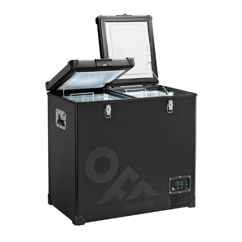 REFRIGERATEUR INDEL B DOUBLE COMPARTIMENT 107L GAMME OFF TB118DDSTEELB