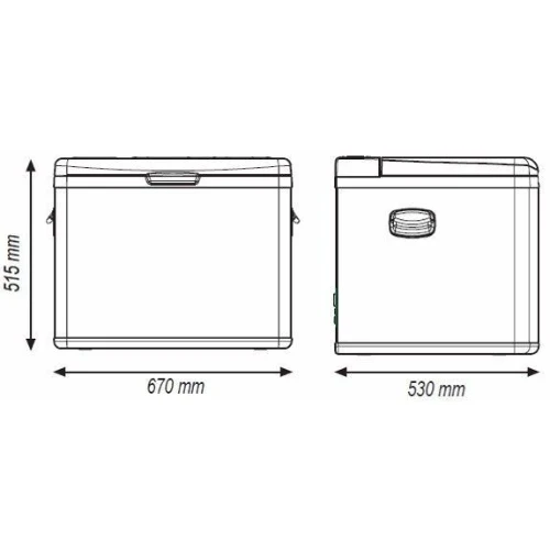 Glacière portable compresseur, 45 L, INDEL B Travel Box TB55A