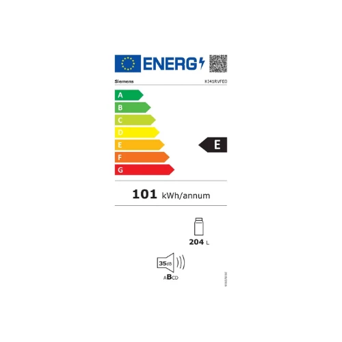 iQ300, Réfrigérateur intégrable, 122.5 x 56 cm, charnières pantographes SIEMENS KI41RVFE0