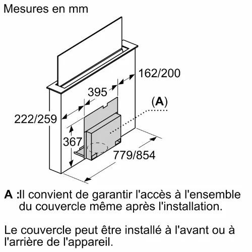 Installation des accessoires BOSCH DSZ1WW1M1(#R461647)