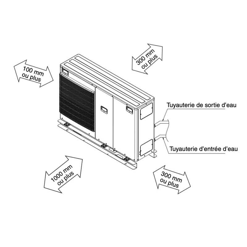 Pompe à chaleur air-eau Panasonic Aquarea Haute Performance 9 kW Gén. J Monophasé
