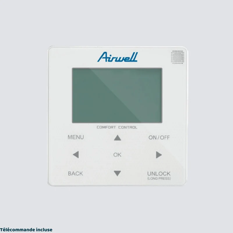Pompe à chaleur air-eau Airwell Wellea 12 kW - Triphasé - Monobloc