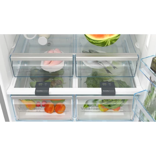 Série 6, Réfrigérateur combiné pose-libre, 186 x 86 cm, Inox BOSCH KGN86AIDR