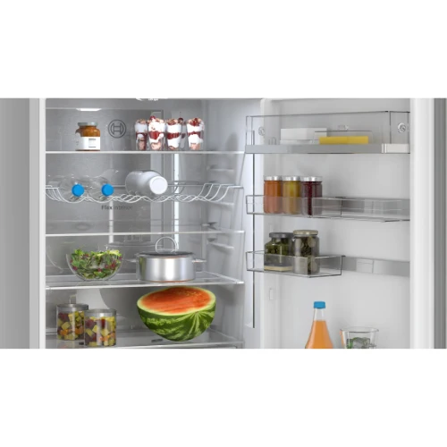 Série 4, Réfrigérateur combiné pose-libre, 203 x 70 cm, Inox BOSCH KGN49AIBT