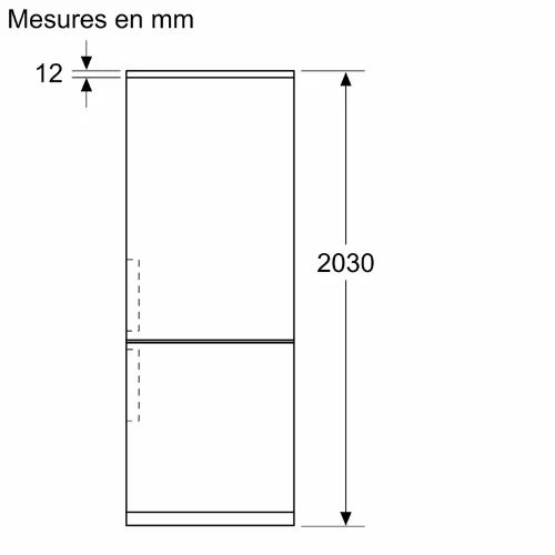 Série 4, Réfrigérateur combiné pose-libre, 203 x 70 cm, Inox BOSCH KGN49AIBT