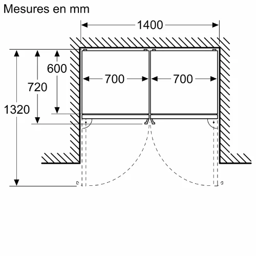Série 4, Réfrigérateur combiné pose-libre, 203 x 70 cm, Inox BOSCH KGN49AIBT