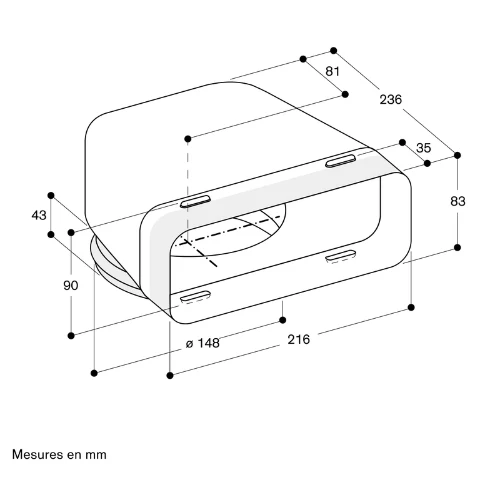 Accessoire pour hottes SIEMENS LZ31WWX11