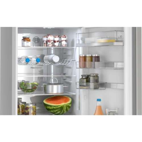 Série 6, Réfrigérateur combiné pose-libre, 203 x 60 cm, Inox BOSCH KGN39AIBT