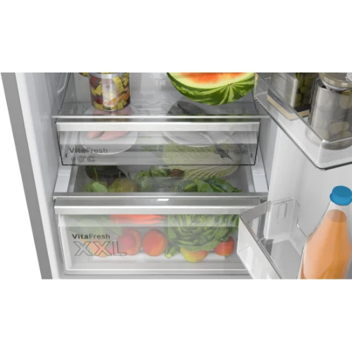 Série 6, Réfrigérateur combiné pose-libre, 203 x 60 cm, Inox BOSCH KGN39AIBT
