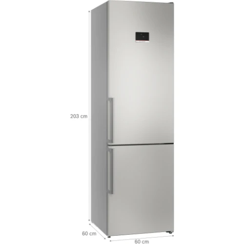 Série 6, Réfrigérateur combiné pose-libre, 203 x 60 cm, Inox BOSCH KGN39AIBT
