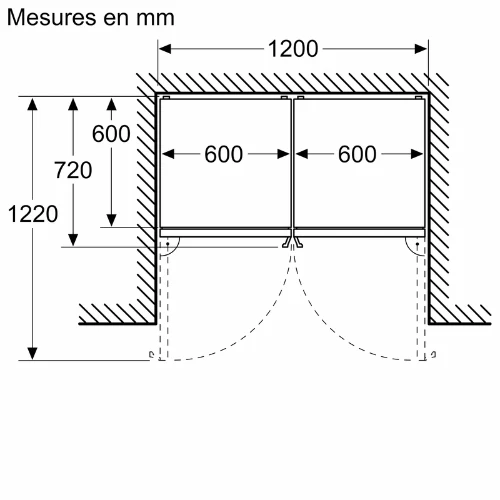 Série 6, Réfrigérateur combiné pose-libre, 203 x 60 cm, Inox BOSCH KGN39AIBT