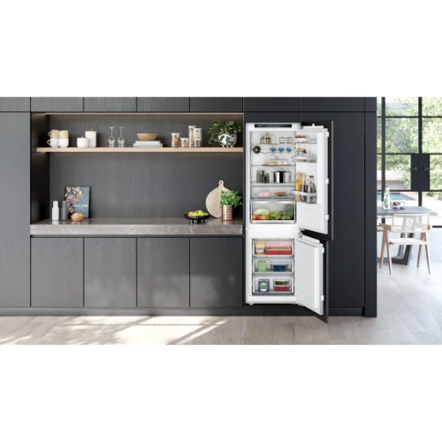 iQ300, Réfrigérateur combiné intégrable, 177.2 x 54.1 cm SIEMENS KI86NVFE0