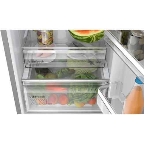 Série 4, Réfrigérateur combiné pose-libre, 203 x 60 cm, Couleur Inox BOSCH KGN39VLCT