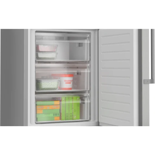 Série 4, Réfrigérateur combiné pose-libre, 203 x 60 cm, Couleur Inox BOSCH KGN39VLCT