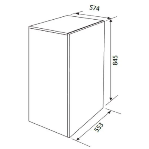 Réfrigérateur Congélateur Top Inox Glem GRTF11IX