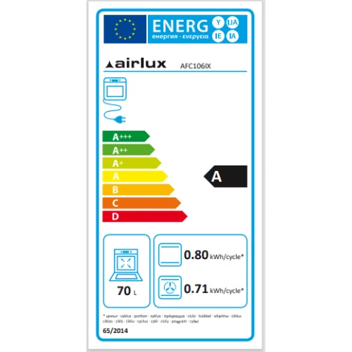 Four multifonction catalyse Inox AIRLUX AFC106IX