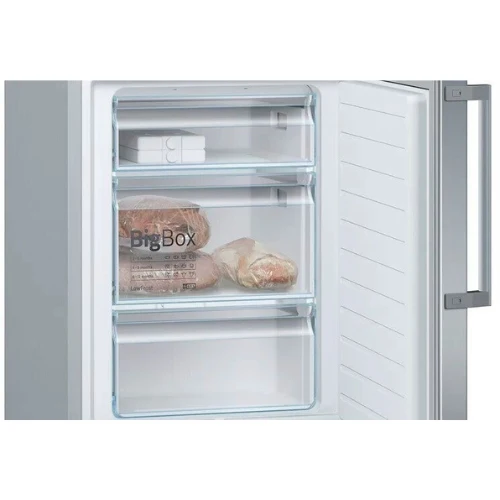 Série 6, Réfrigérateur combiné pose-libre, 201 x 60 cm, Inox anti trace de doigts BOSCH KGE398IBP